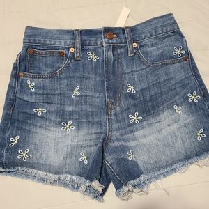Madewell The Perfect Jean Short Sz 26
